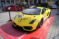 Lamborghini Gallardo LP560-4 GT3 jaune 3/4 avant gauche