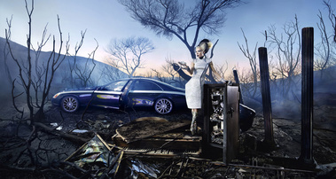 Maybach by David LaChapelle -  cliché Zeppelin