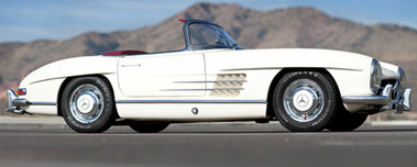 Mercedes 300 SL blanche Vente Gooding & Co janvier 2010