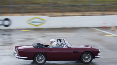 Montlhéry le 27.03.10 - Aston Martin DB4 Volante bordeau filé