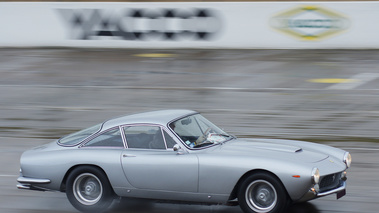 Montlhéry le 27.03.10 - Ferrari 250 GT Lusso gris 3/4 avant droit filé