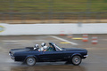 Montlhéry le 27.03.10 - Ford Mustang Convertible bleu filé