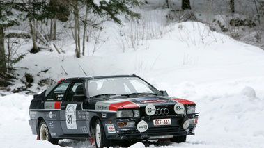 Rallye Neige et Glace audi quattro travers