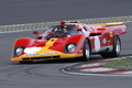 Modena Track Days 2011 - Ferrari 512M rouge/jaune 3/4 avant gauche penché