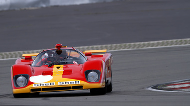 Modena Track Days 2011 - Ferrari 512M rouge/jaune face avant penché