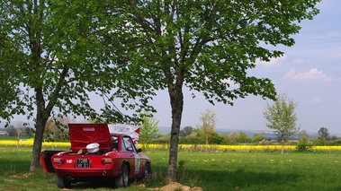 Alfa Romeo Giulia Sprint rouge Tour Auto 2009 3/4 arrière droit