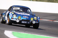 Alpine A110 bleu Tour Auto 2009 3/4 avant droit