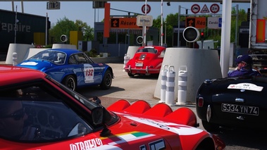 Lancia Stratos rouge Tour Auto 2009 péage