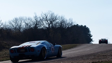 Ford GT Geiger gulf Rallye de Paris 3/4 arrière droit