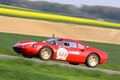 Ferrari 246 GT rouge Tour Auto 2009 3/4 avant gauche filé