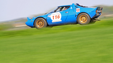 Lancia Stratos bleu Tour Auto 2009 filé