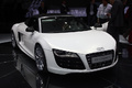 Audi R8 Spyder V10 Blanche 3/4 AV