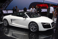 Audi R8 Spyder V10 Blanche Profil