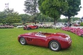 Aston Martin DB4 GT Roadster bordeaux profil