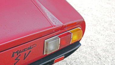 Lamborghini Miura SV rouge logo