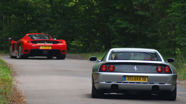 Ferrari KBRossoCorsa DII 355 gris & Enzo rouge Etangs de Commelles