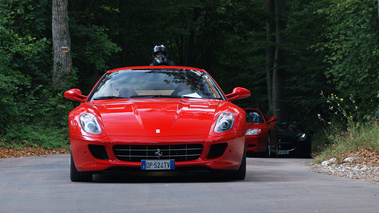 Ferrari KBRossoCorsa DII 599 HGTE rouge & 575 SuperAmerica rouge & California noir Etangs de Commelles