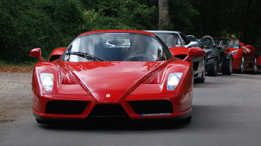 Ferrari KBRossoCorsa DII Enzo rouge & 355 Berlinetta grise & 430 Spider rouge Etangs de Commelles
