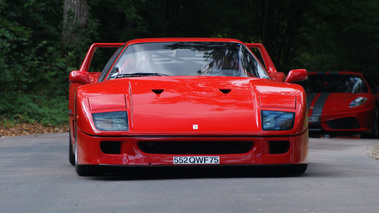 Ferrari KBRossoCorsa DII F40 rouge & 430 Scuderia rouge Etangs de Commelles