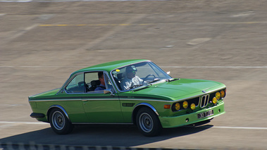 Montlhéry Autodrome Héritage Festival 2009 BMW 3.0 CSL vert anneau