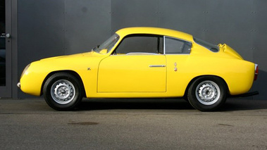 Fiat 750 Abarth Coupé Sestriere Zagatato Jaune profil