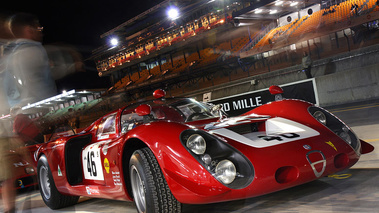 Alfa Romeo 33 Gr.4 rouge Le Mans Classic 2008 3/4 avant droit