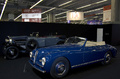 Alfa Romeo 6C 2500 SuperSport bleu Retromobile 2009 3/4 avant gauche