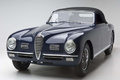 Alfa Romeo 6C Super Sport bleue 3/4 avant gauche