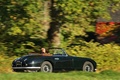 Aston Martin DB2 Cabriolet vert foncé 3/4 arrière droit filé 2