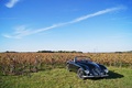 Aston Martin DB2 Cabriolet vert foncé 3/4 avant droit