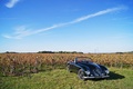 Aston Martin DB2 Cabriolet vert foncé 3/4 avant droit