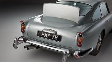 Aston Martin DB5 007, grise, volet pare-balles