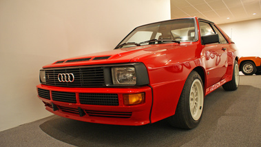 Audi Quattro Sport SWB rouge Ieteren 3/4 avant gauche 2