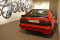 Audi Quattro Sport SWB rouge Ieteren face arrière