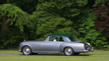 Bentley Continental S1 gris Anvers 3/4 arrière gauche filé