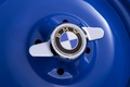 BMW 328 Mille Miglia bleu logo coffre