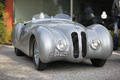 BMW 328 Mille Miglia grise 3/4 avant gauche