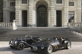 BMW 328 Mille Miglia noir & 328 Hommage Concept carbone 3/4 avant gauche