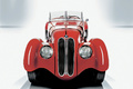 BMW 328 Mille Miglia rouge face avant