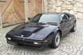 BMW M1 noire 3/4 avant gauche