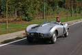 Arnolt-Bristol Bolide gris Bruxelles 3/4 avant gauche travelling