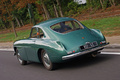 Bristol 405 Coupe vert 3/4 arrière gauche travelling penché