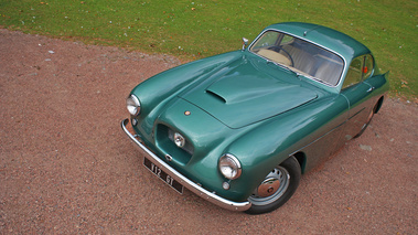 Bristol 405 Coupe vert 3/4 avant gauche penché vue de haut