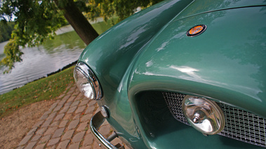 Bristol 405 Coupe vert calandre coupé 2