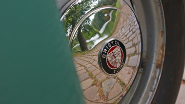 Bristol 405 Coupe vert logo jante