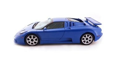 Bugatti EB110 Dauer Bleue profil