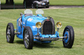 Bugatti Type 35 bleu Villa d'Este 2009 3/4 avant droit