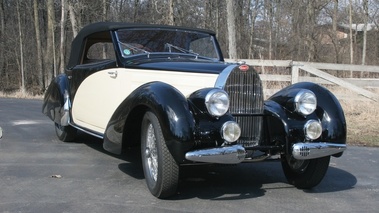 Bugatti Type 57C, 1939, Drophead Coupe, noire+blanche, 3-4 avd