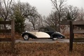 Bugatti Type 57C, 1939, Drophead Coupe, noire+blanche, profil gch large