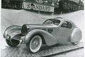 Bugatti Type 57S gris 3/4 avant gauche